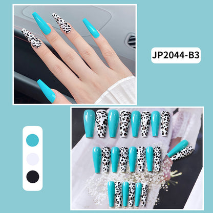 Ultra-long Dignified Goddess Blue Trapezoidal Armor