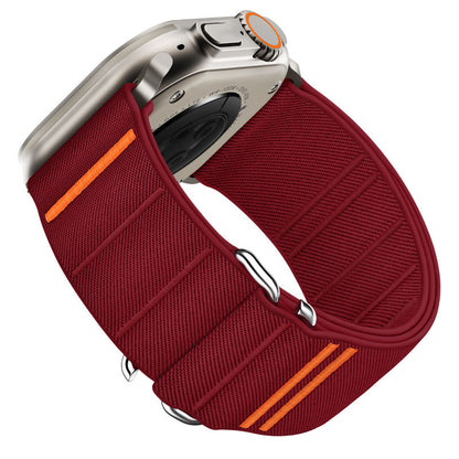 Elastic Nylon Watchband Stainless Steel Buckle
