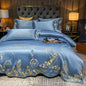 Ice Silk Quilt Sets Bed Sheets Bedding Four-piece Set