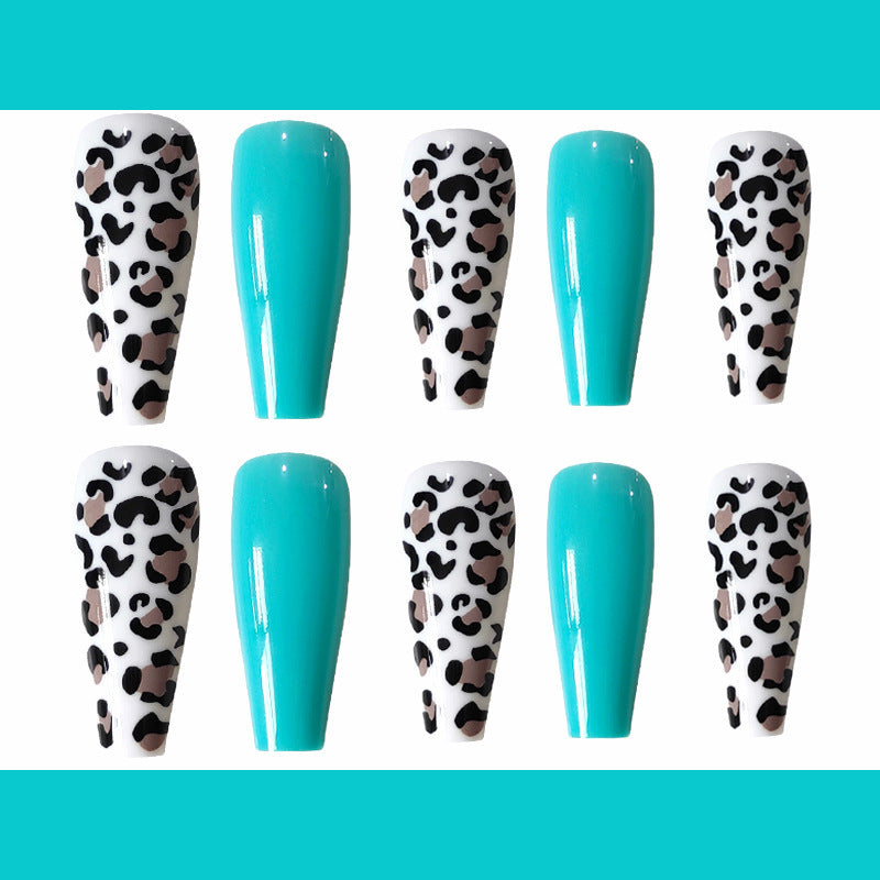 Ultra-long Dignified Goddess Blue Trapezoidal Armor