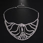 Makeup Party Pearl European And American Fashion Exaggerated Music Festival Party Rhinestone Mask