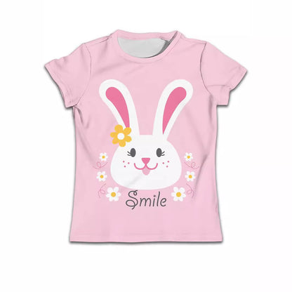 Children Boy T-shirt Clothes Casual Soft T-shirt Cute Cat Cartoon Pattern