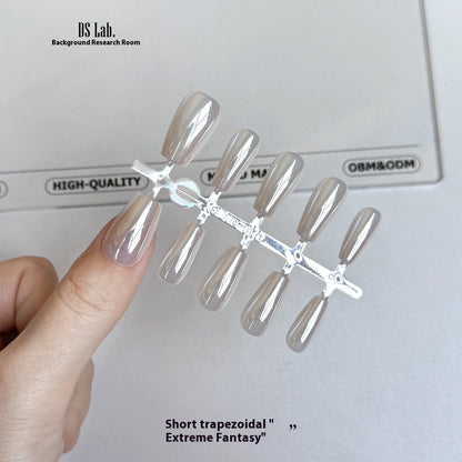 Electroplating Super Bright Magic Mirror White Moonlight Nail Patch