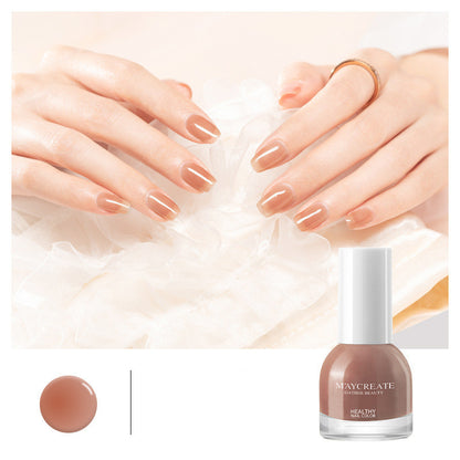 Nail Polish Female Long-lasting Tear-free Baking Free Transparent Net Red Summer Nail Polish