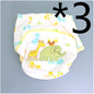 Summer Embroidered Baby Cotton Learning Pants  Diaper Pocket  Waterproof Training Pants  Leak-Proof Breathable Bread Pants