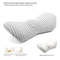 Lumbar Support Pillow For Side Sleepers Pregnancy Relieve Hip Coccyx Sciatica Pain Machine Chair Back Cushion Waist Car Seat
