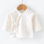 Baby Newborn Clothes Suede Half Back Pure Cotton Monk Clothes