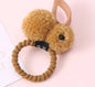 Hair ball rabbit hair ring