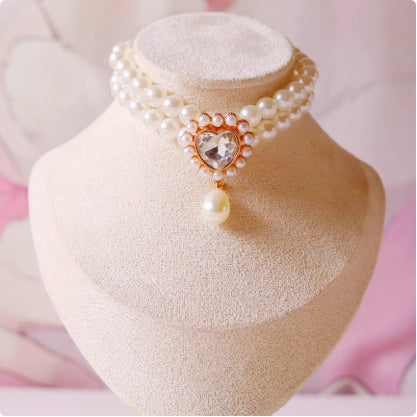 Cat Pet Jewelry Water Drop Pendant Rabbit Necklace