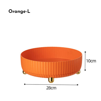 Makeup Perfume Organizer Tray 360 Degree Rotating Lazy Susan Skincare Lotion Organizer Spinning Cosmetics Storage For Dresser, Vanity, Bathroom Countertop