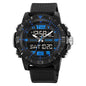 Dual Display Multifunctional Waterproof Electronic Watch Outdoor Sports