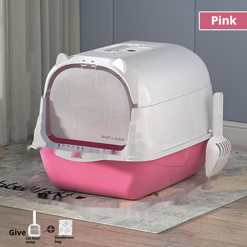 Oversized Enclosed Litter Box