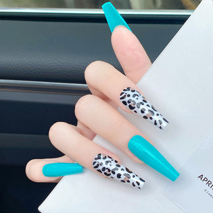 Ultra-long Dignified Goddess Blue Trapezoidal Armor