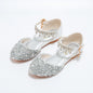Little Girl Crystal Shoes Dress Shoes Children High Heels