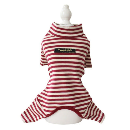 Cotton Eight-color Striped Pet Leggings