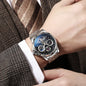 Waterproof Luminous Light Luxury Trend Automatic Leather Steel Watch