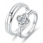 Moissanite Engagement Couple Couple Rings