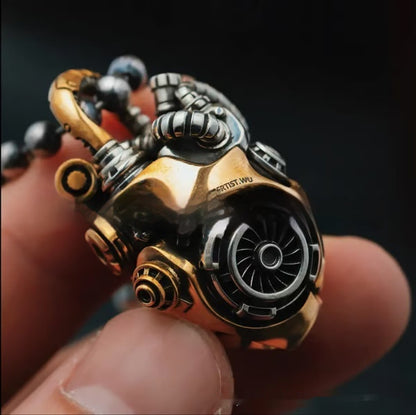 Handmade Mechanical Heart Shaped Pendant