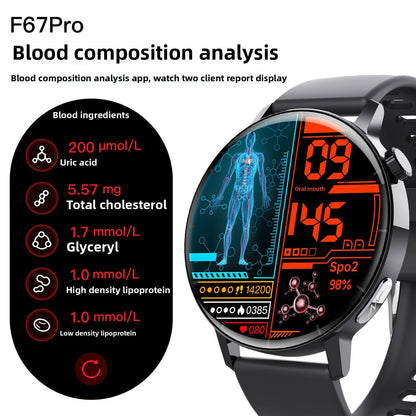 1.41-inch Health Smartwatch Fitness Tracker And Heart Rate-blood Oxygen-blood Pressure-sleep Monitor