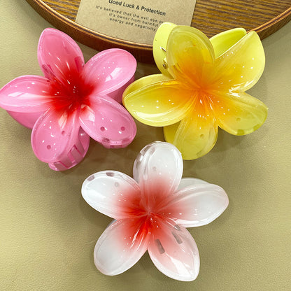 Women's Colorful Egg Flower Barrettes