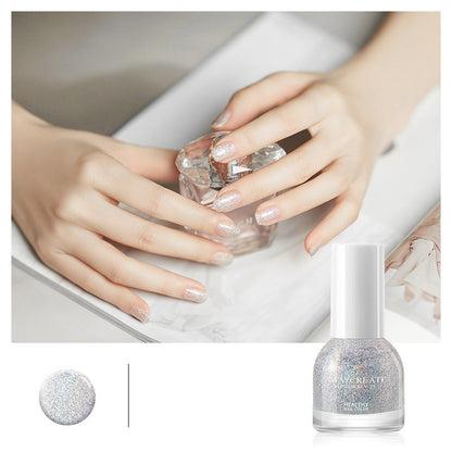 Nail Polish Female Long-lasting Tear-free Baking Free Transparent Net Red Summer Nail Polish