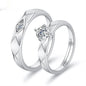 Moissanite Engagement Couple Couple Rings