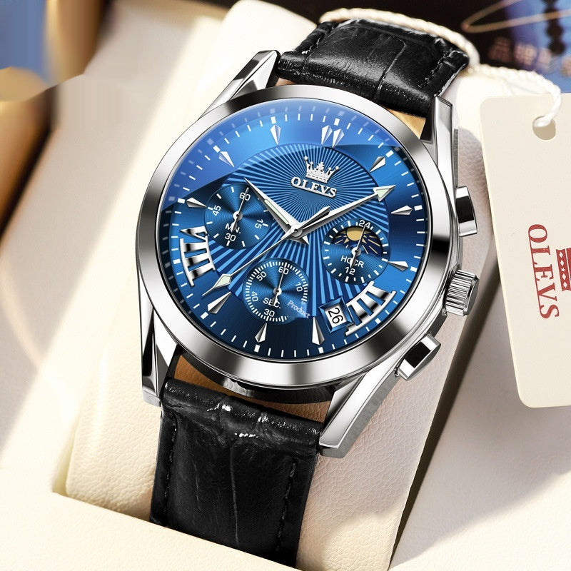 Multifunction Quartz Watch Timing With Calendar For Men