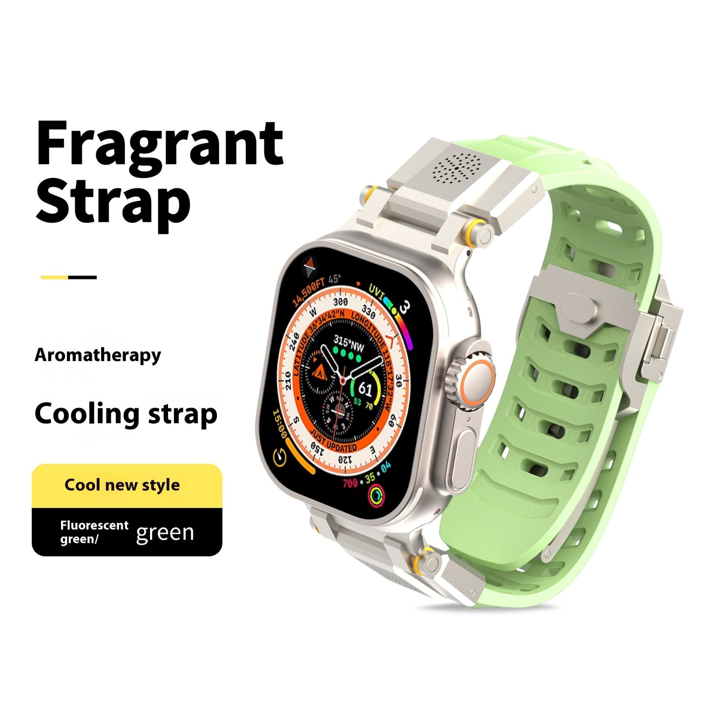 Metal Comes With Aromatherapy Watch Band
