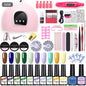 Sequin Nail Beauty Polish Gel Kit Light Machine