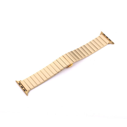 Smart Watch Band Bamboo Stainless Steel Metal Strap