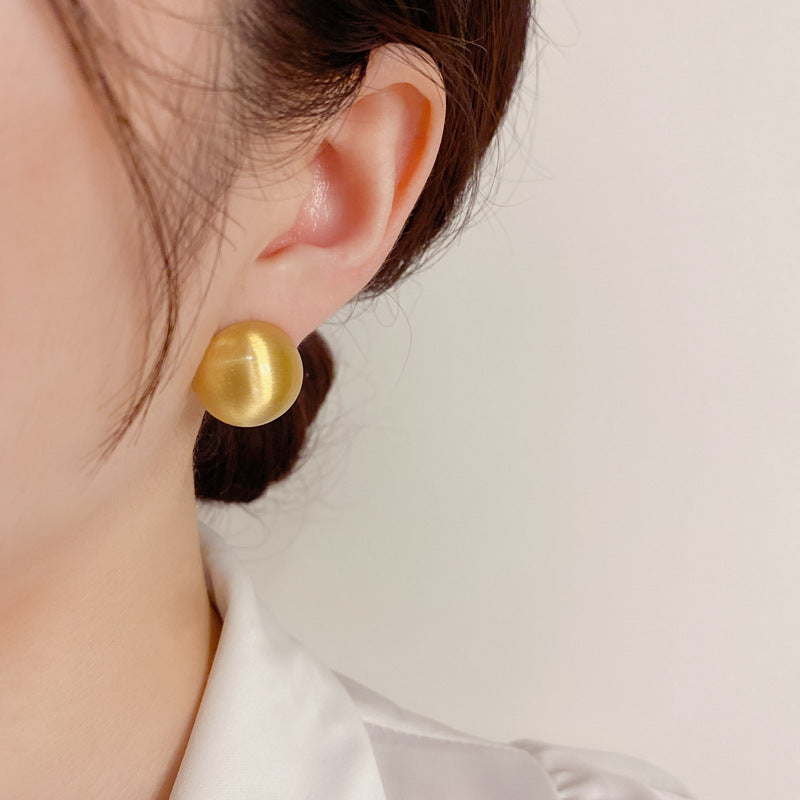 Simple Round Earrings
