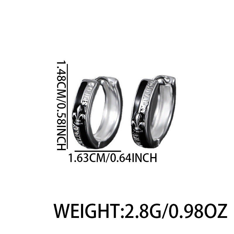 Elegant Hip Hop Knight Earrings