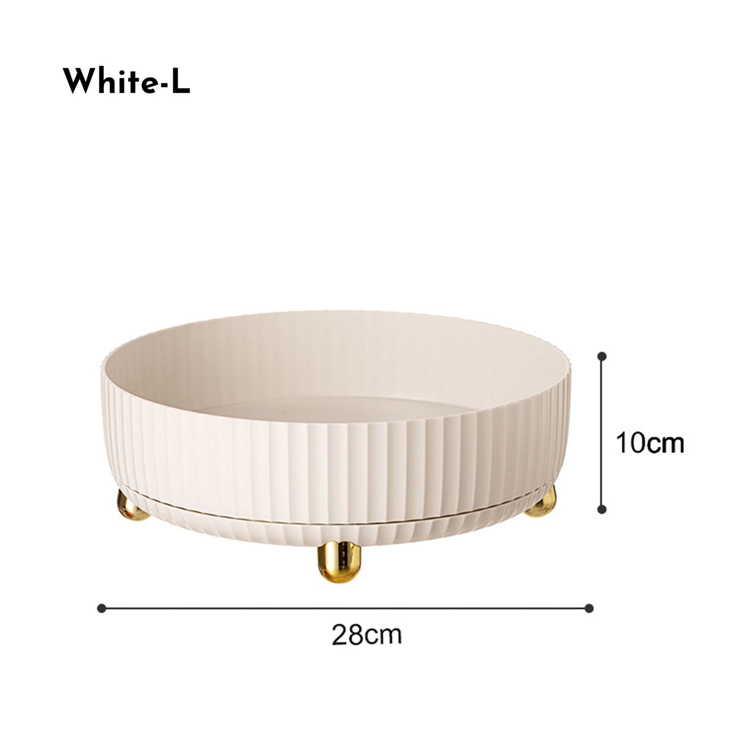 Makeup Perfume Organizer Tray 360 Degree Rotating Lazy Susan Skincare Lotion Organizer Spinning Cosmetics Storage For Dresser, Vanity, Bathroom Countertop