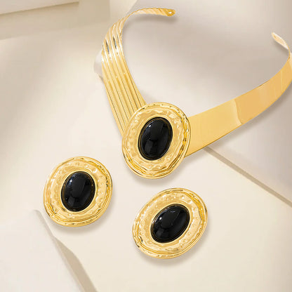 Personalized Retro Literary Creativity Ornament Set Necklace