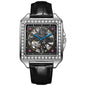 New Square Diamond-studded Design Automatic Watch