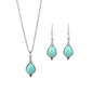 Women's Fashion Earrings And Necklace Set