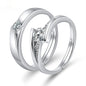 Moissanite Engagement Couple Couple Rings