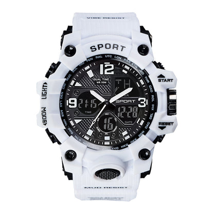 Foreign Trade Watch Black Technology Junior High School Student Trendy Sports Luminous Boys Cross-border Electronic Watch