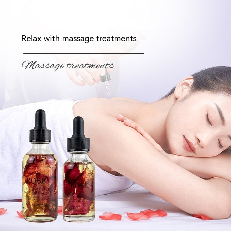 Dried Flower Massage Oil Rose Lavender Osmanthus