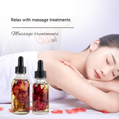 Dried Flower Massage Oil Rose Lavender Osmanthus