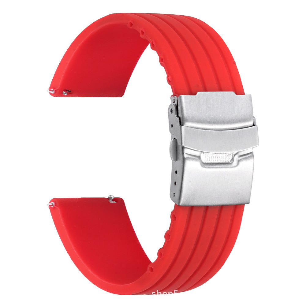 Silicone Strap Tire Stripe Waterproof Matte