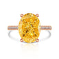 Female Versatile Casual Papalacha High Carbon Diamond Ice Flower Ring