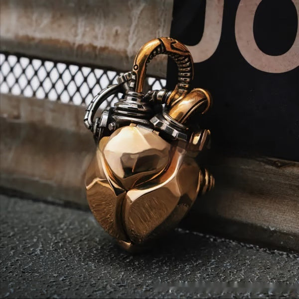 Handmade Mechanical Heart Shaped Pendant