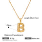 Stainless Steel Letter Necklace Advanced