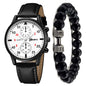 Men's Watch Fashion Quartz Watch Bracelet Set