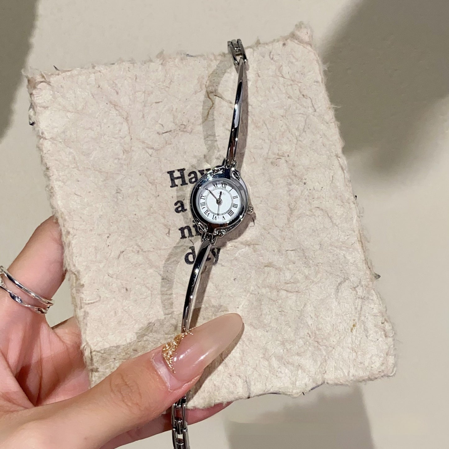 Women's Small And Simple Fine Band Watch