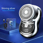 Battery Display Mini Men's USB Electric Shaver