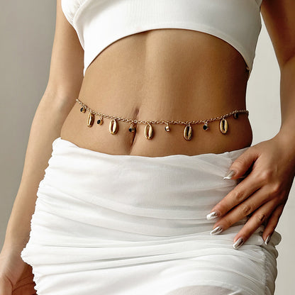 Fashion Hot Girl Party Personality Body Chains Shell Scallop Pendant