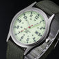 Watches Fabric Band Military Calendar Army Clock
