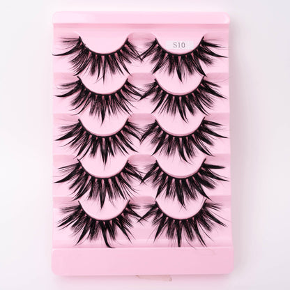 Natural 3D Dramatic Fairy Clusters Manga Lashes Fake Eyelashes